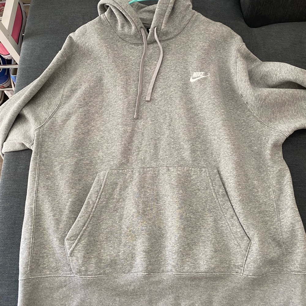 Men’s XL grey nike hoodie